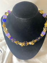 Load image into Gallery viewer, Exotic Purple Ametrine & Purple Agate & Gold Tiger Eye Gemstone Tibetan Double Wrap Bracelet