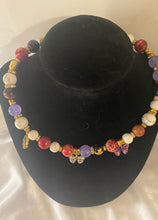 Load image into Gallery viewer, Exotic Red Agate, White Howlite, Tiger Eye & Red Jasper Gemstone Tibetan Double Wrap Bracelet