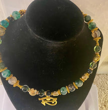 Load image into Gallery viewer, Exotic Green Smoky Ghost Agate Gemstone Tibetan Style Double Wrap Bracelet