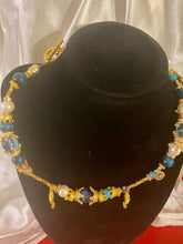 Load image into Gallery viewer, Exotic Pearl, Blue Tiger Eye & Quartz Gemstone Tibetan Style Double Wrap Bracelet